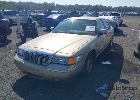 1999 Mercury Grand Marquis Gs z USA, uszkodzony, nr VIN 2MEFM74WXXX641690